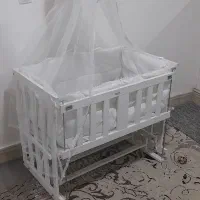 تخت وگهواره کنار مادری mdf