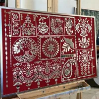 تابلو ساعت شبخواب