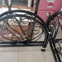 ویترین ،تخت خواب دونفره،میز ناهار خوری فلزی|تخت و سرویس خواب|اصفهان, سنجوانمره|دیوار