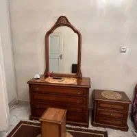 سرویس خواب چوبی کاملا سالم|تخت و سرویس خواب|تهران, آشتیانی|دیوار