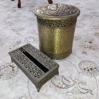 ست سطل و جا دستمالی|صنایع دستی و سایر لوازم تزئینی|ری, دیلمان|دیوار