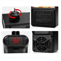 هیتر برقی رومیزی طرح شومینه دارای ریموت کنترل|بخاری، هیتر، شومینه|اردبیل, |دیوار