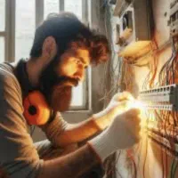 برقکار و تعمیرات برق خانه کارخانه  و برق صلوات
