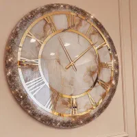 ساعت رزینی باشکوه برای تغییر دکور|ساعت دیواری و تزئینی|کرج, گوهردشت|دیوار