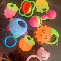 ست جغجغه و دندونی بچه|اسباب و اثاث بچه|کرج, عظیمیه|دیوار