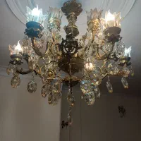 ۲عددلوسترتمام برنج|لوستر و چراغ آویز|تهران, سازمان برنامه شمالی|دیوار