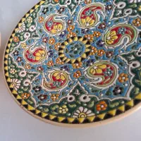 بشقاب مینا کاری|صنایع دستی و سایر لوازم تزئینی|قرچک, شهرک طلائیه|دیوار