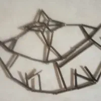 کاردستی با سیخ چوبی