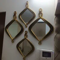 اینه تزئینی از جنس پلی استر کاملا سالم رنگ ثابت