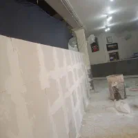 گچکار.لگه گیری گچ.تخریب.اپن . شومینه