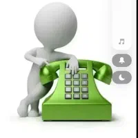 خط تلفن ثابت نقره ای