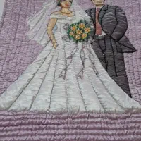 لحاف عروس داماد|رختخواب، بالش، پتو|محمدیه-قزوین, |دیوار