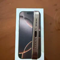 آیفون ۱۶ پرو ۵۱۲ رنگ Desert Titanium درحد نو|موبایل|تهران, سعادت‌آباد|دیوار