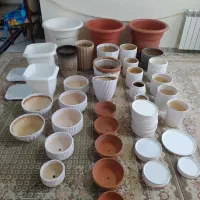 گلدان سرامیکی و پلاستیکی