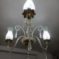 لوستر سه شعله سه شاخه کالسکه اسپرینگ