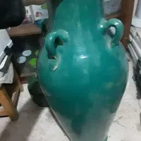 خمره قدیمی سایز متوسطکاملا سالم|کلکسیون اشیاء عتیقه|قزوین, |دیوار