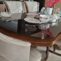 میز ناهارخوری ۸نفره با کاور