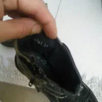 کفش تمام چرم ورنی خارجی سایز 29|کفش و لباس بچه|مشکیندشت, |دیوار