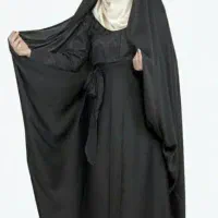 چادر قجری پارچه کرپ اصل