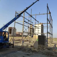 جوشکاری اسکلت وسقف تیرچه. نصب.پله