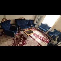 مبلمان سلطنتی ۹ نفره|مبلمان خانگی و میز عسلی|محمدیه-قزوین, |دیوار