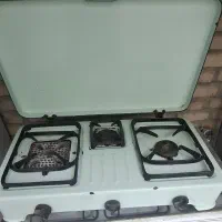 اجاق گاز سه شعله رومیزی سالم قدیمی