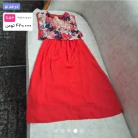 پیراهن حریر دخترانه ترک|کفش و لباس بچه|گنبد کاووس, |دیوار