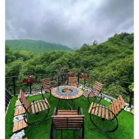 اجاره کلبه سوئیسی دوخواب باجکوزی آبگرم رامسر