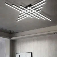 لوستر سقفی مدرن طرح هشتگ چهار لاین