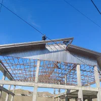 جوشکاری اسکلت وشیروانی خرپا نما ولمبه و آلاچیق و