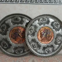 دو عدد مجمعه مسی قلم کاری|کلکسیون اشیاء عتیقه|قرچک, داوود آباد|دیوار