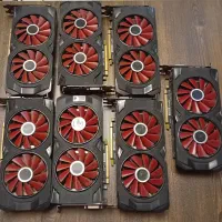 تعدادی کارت گرافیک ۸گیگ rx570 معیوب قابل تعمیر