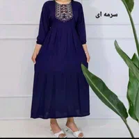 پیراهن ساحلی نخی آیدا یقه سنتی|لباس|قم, شهید صیاد شیرازی|دیوار