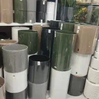 گلدان پلیمر فایبر فلز...