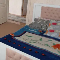 تخت دونفره|تخت و سرویس خواب|گلبهار, شهر جدید گلبهار|دیوار