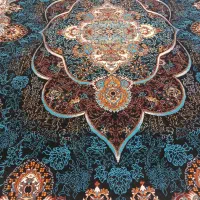 یک جفت فرش ۱۲متری ۷۰۰شانه کم کارکرد درحدنو