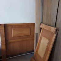 دو عدد تخت چوب  توسکا|تخت و سرویس خواب|تهران, قبا|دیوار