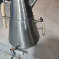 کتری قوری شیر دار تمام استیل|سماور، چایساز، قهوهساز|اهواز, کوی مهدیس|دیوار