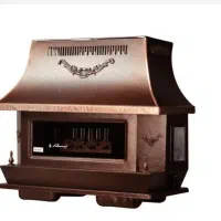 بخاری گازی شومینه پولار