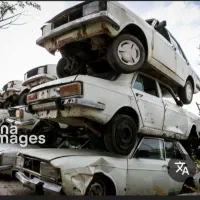 ماشین پیکان سواری برای اسقاط