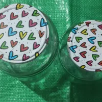 شیشه های تمیز مربا|ظروف نگهدارنده، پلاستیکی، یک‌بارمصرف|رشت, شهرک آیت الله منتظری|دیوار