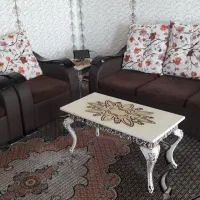 مبل راحتی ۷نفره همراه با عسلی