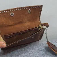 کیف پول چرم زنانه حکاکی شده|کیف، کفش، کمربند|آران و بیدگل, |دیوار