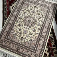 فرش سه متری چله ابریشم بافت متراکم