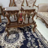 جلو مبلی و عسلی چوب راش