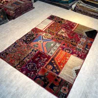 قالیچه دستباف فرش چهل تکه|فرش|قرچک, زیبا شهر|دیوار