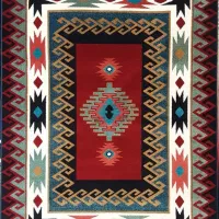 فرش گبه ماشینی ۲.۵×۳.۵