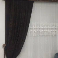 پرده سالن.|پرده، رانر، رومیزی|رشت, باهنر|دیوار