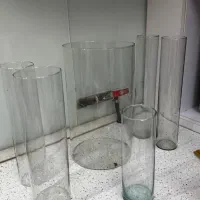 ظروف استوانه ای شیشه ای