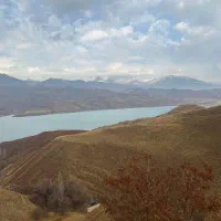 منظره ای بینظیر رو به سد طالقان